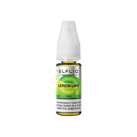 ELFLIQ Lemon Lime Nic Salt E-Liquid 10ml