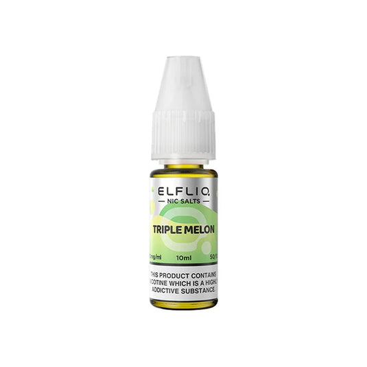 ELFLIQ Triple Melon Nic Salt E-Liquid 10ml