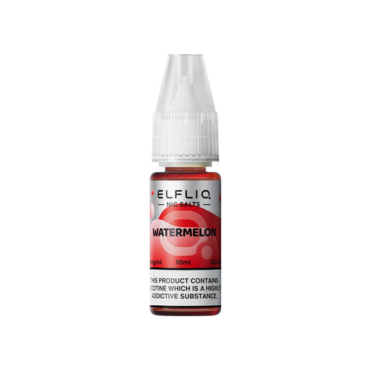 ELFLIQ Watermelon Nic Salt E-Liquid 10ml