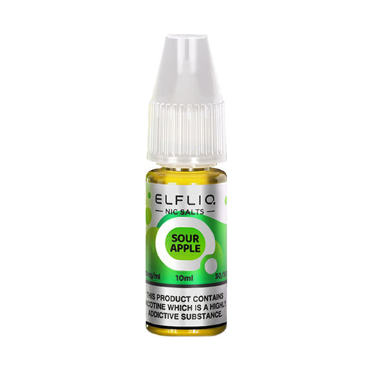 SOUR APPLE NIC SALT E-LIQUID BY ELF BAR ELFLIQ