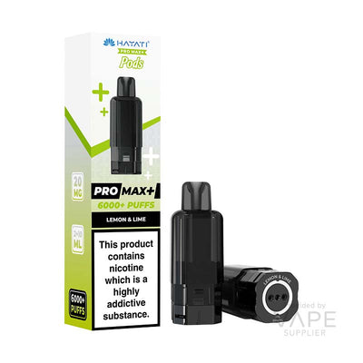 Hayati Pro Max+ 6K Prefilled Replacement Pods - Lemon Lime