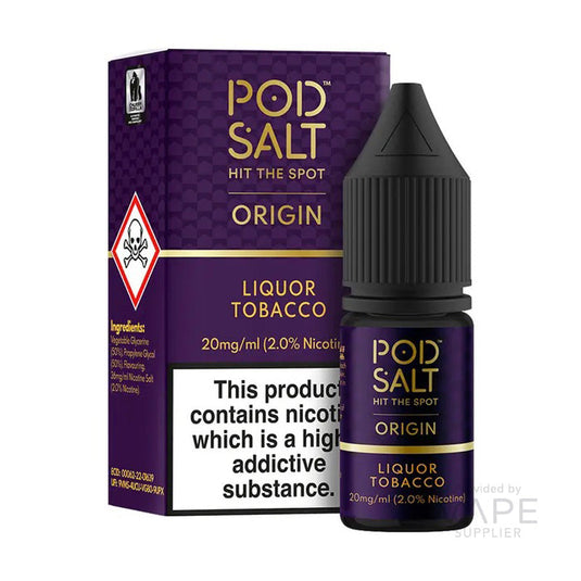 Pod Salt Origin Liquor Tobacco Nic Salt 10ml