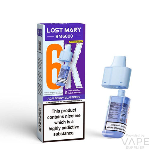 Lost Mary BM6000 Pods - Mr Blue 20mg