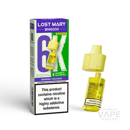 Lost Mary BM6000 Pods - Banana Volcano 20mg