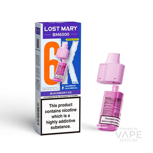 Lost Mary BM6000 Pods - Blackberry Ice 20mg