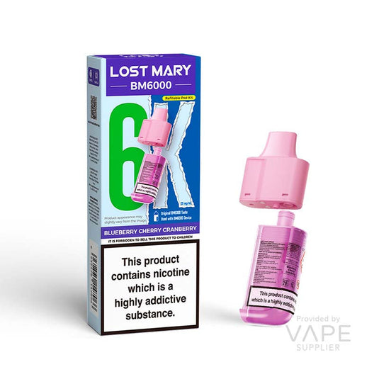 Lost Mary BM6000 Pods - Blueberry Cherry Cranberry 20mg