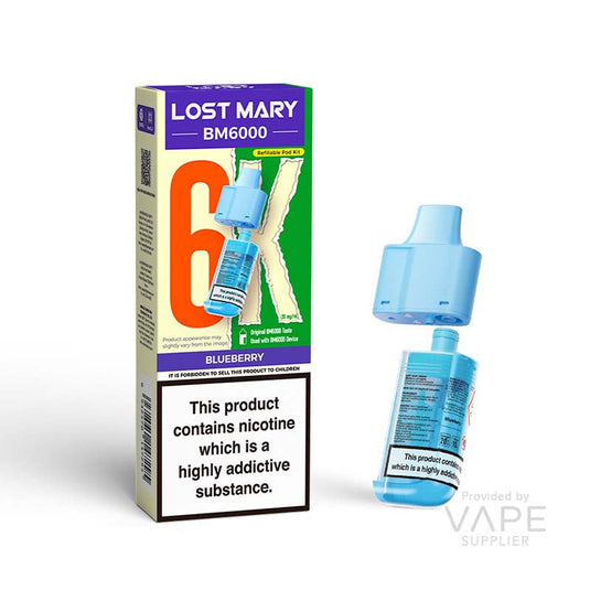 Lost Mary BM6000 Pods - Blueberry 20mg