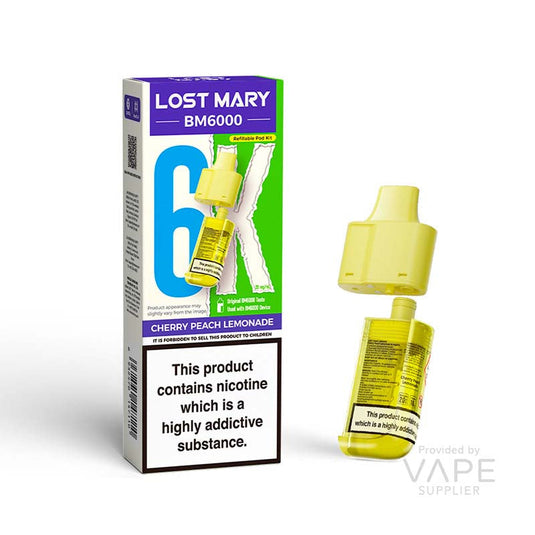 Lost Mary BM6000 Pods - Cherry Peach Lemonade 20mg