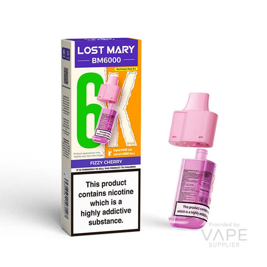 Lost Mary BM6000 Pods - Fizzy Cherry 20mg