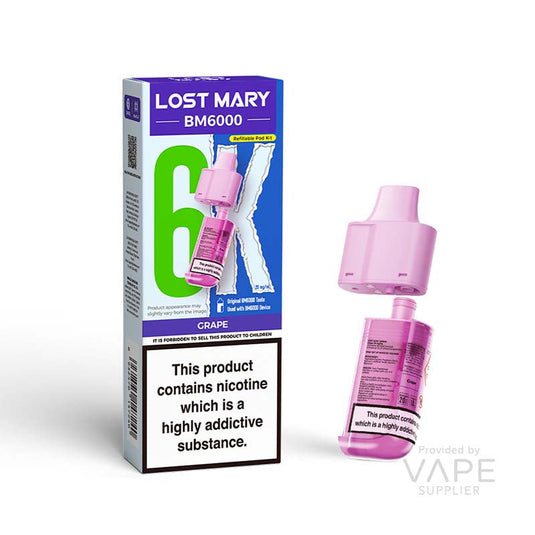 Lost Mary BM6000 Pods - Grape 20mg