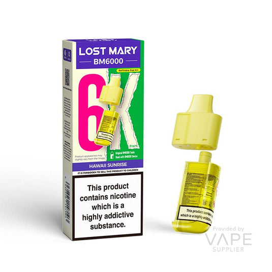 Lost Mary BM6000 Pods - Hawaii Sunrise 20mg
