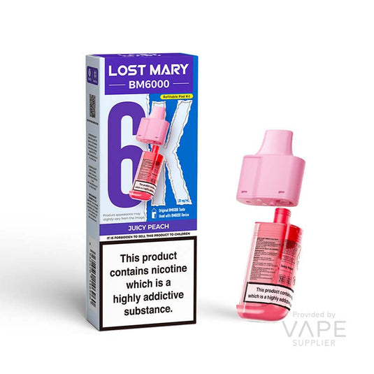 Lost Mary BM6000 Pods - Juicy Peach 20mg