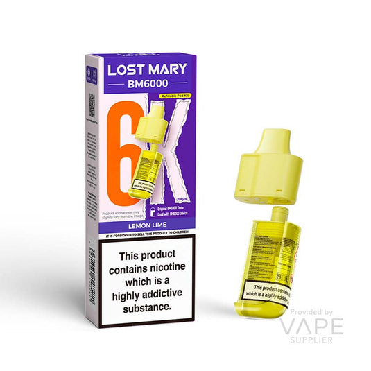 Lost Mary BM6000 Pods - Lemon Lime 20mg
