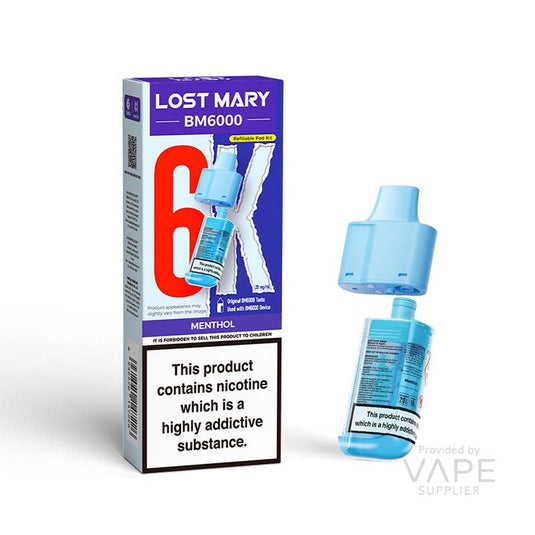 Lost Mary BM6000 Pods - Menthol 20mg
