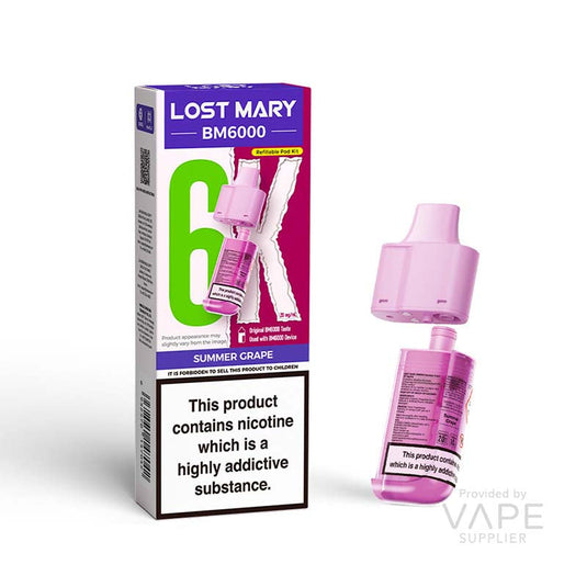 Lost Mary BM6000 Pods - Summer Grape 20mg