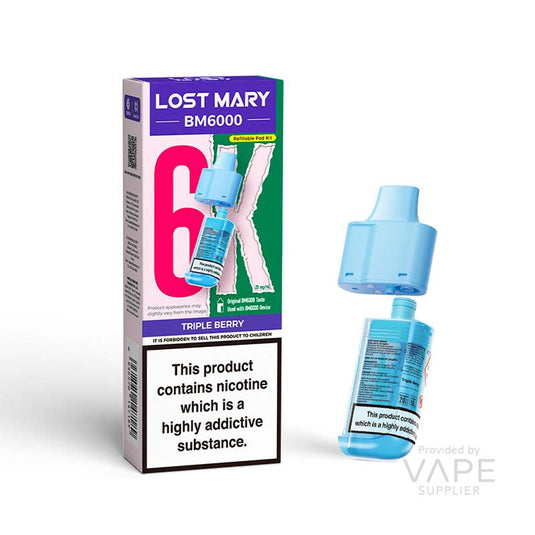 Lost Mary BM6000 Pods - Triple Berry 20mg