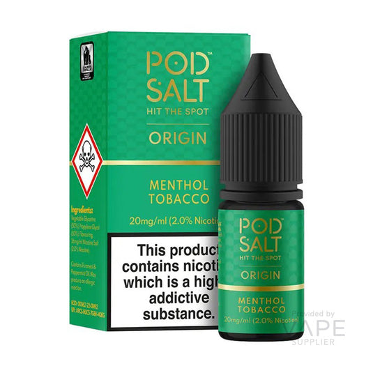 Pod Salt Origin Menthol Tobacco Nic Salt 10ml
