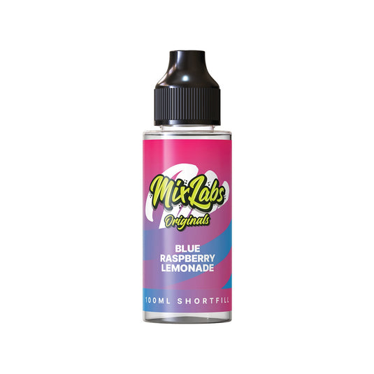 Mix Labs Originals 100ml Blue Raspberry Lemonade Shortfill E-Liquid