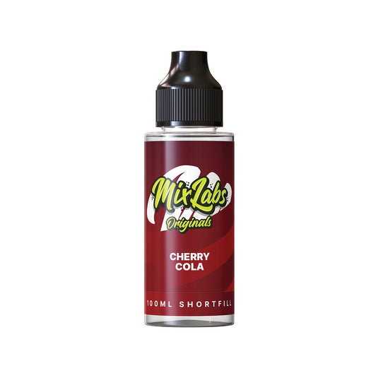 Mix Labs Originals 100ml Cherry Cola Shortfill E-Liquid