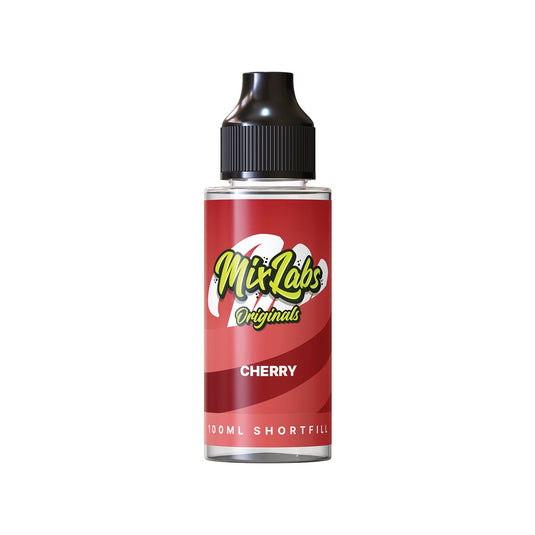 Mix Labs Originals 100ml Cherry Shortfill E-Liquid