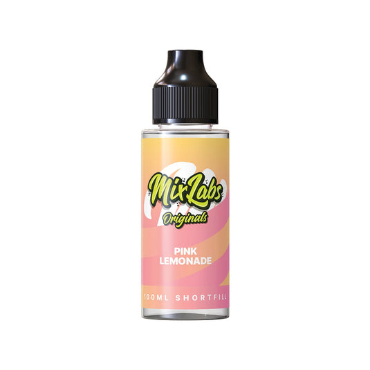 Mix Labs Originals 100ml Pink Lemonade Shortfill E-Liquid