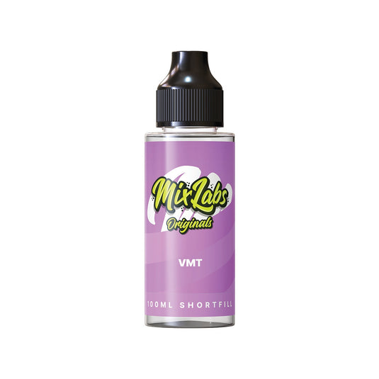 Mix Labs Originals 100ml VMT Shortfill E-Liquid
