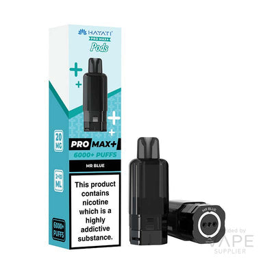 Hayati Pro Max+ 6K Prefilled Replacement Pods - Mr Blue