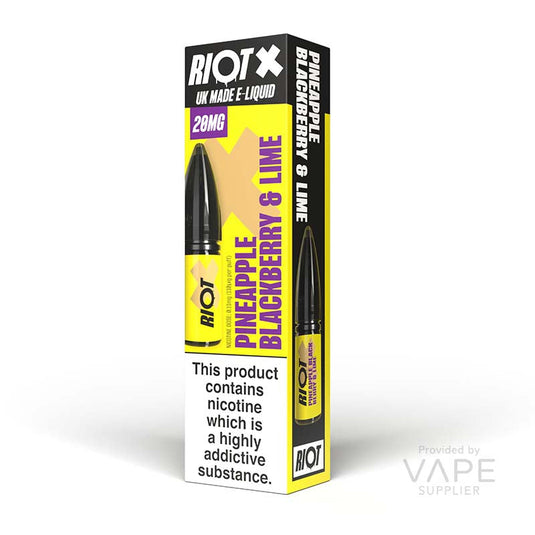 Riot X Pineapple Blackberry Lime Nic Salt 10ml