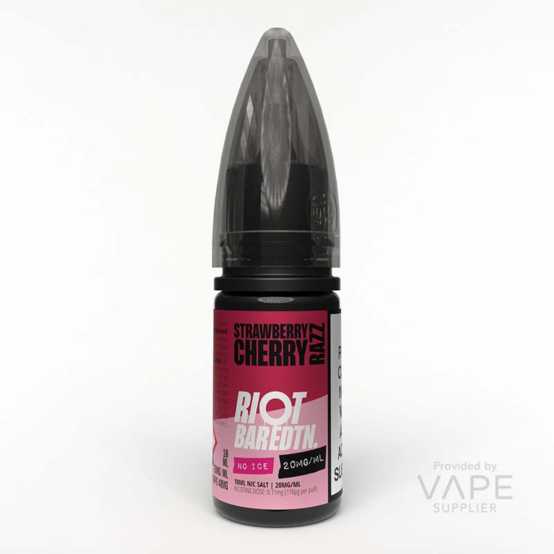 Load image into Gallery viewer, Riot Bar Edition Strawberry Cherry Razz Nic Salt 10ml
