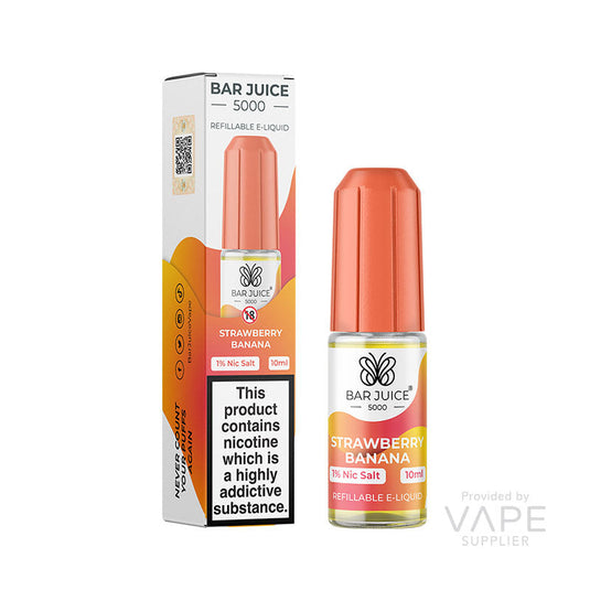 Bar Juice 5000 Strawberry Banana Nic Salt 10ml