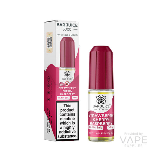 Bar Juice 5000 Strawberry Cherry Raspberry Nic Salt 10ml