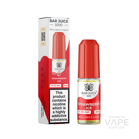 Bar Juice 5000 Strawberry Ice Nic Salt 10ml