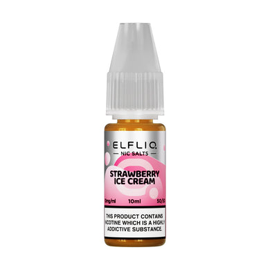 STRAWBERRYSNOOW (STRAWBERRY ICE CREAM) NIC SALT E-LIQUID BY ELF BAR ELFLIQ