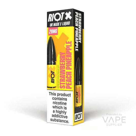 Riot X Strawberry Peach Pineapple Nic Salt 10ml