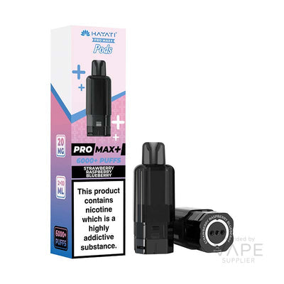 Hayati Pro Max+ 6K Prefilled Replacement Pods - Strawberry Raspberry Ice