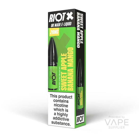 Riot X Sweet Apple Banana & Mango Nic Salt 10ml