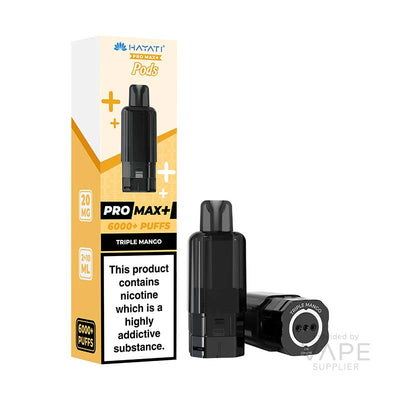 Hayati Pro Max+ 6K Prefilled Replacement Pods - Triple Mango