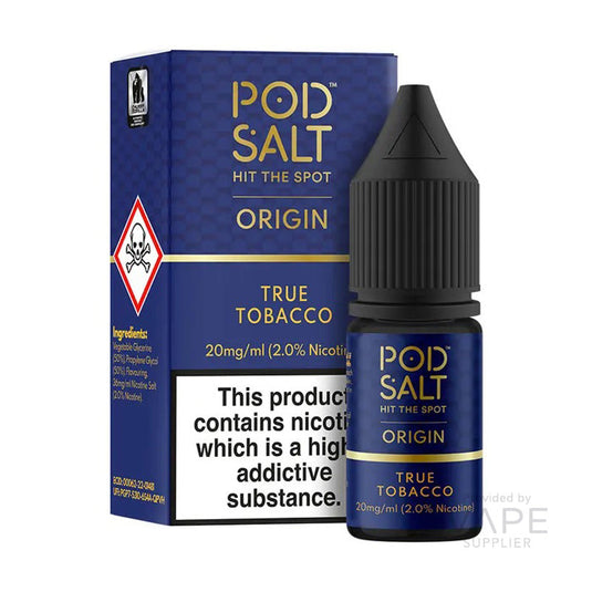 Pod Salt Origin True Tobacco Nic Salt 10ml