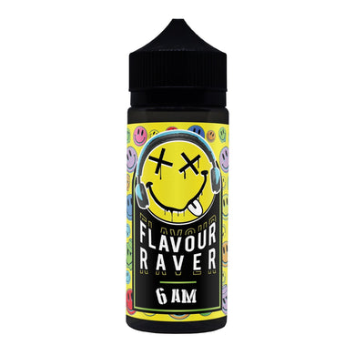 Flavour Raver E-Liquid 120ml (INC FREE NIC SHOTS) / 6AM Flavour Raver 120ml E-Liquids