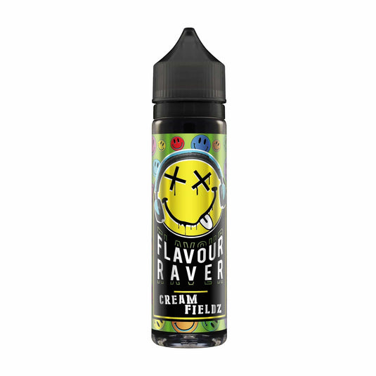 Flavour Raver E-Liquid 60ml (INC FREE NIC SHOT) / Cream Fieldz Flavour Raver 60ml E-Liquids