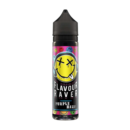 Flavour Raver E-Liquid 60ml (INC FREE NIC SHOT) / Purple Haze Flavour Raver 60ml E-Liquids