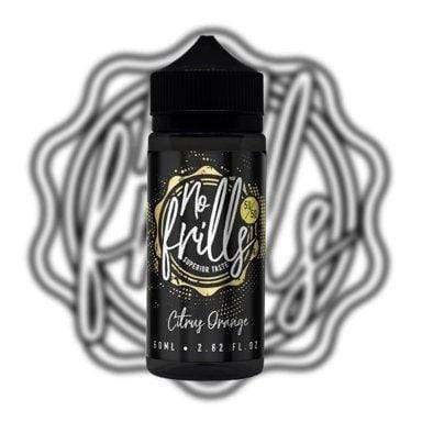 Load image into Gallery viewer, No Frills E-Liquid 100ml / No Frills Citrus Orange No Frills 100ml E-Liquids
