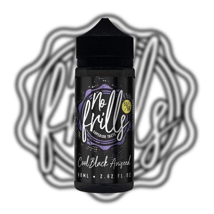 Load image into Gallery viewer, No Frills E-Liquid 100ml / No Frills Cool Black Aniseed No Frills 100ml E-Liquids
