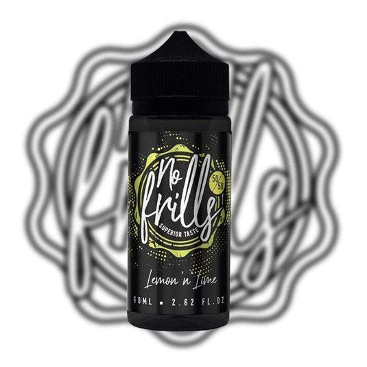 No Frills E-Liquid 100ml / No Frills Lemon N Lime No Frills 100ml E-Liquids