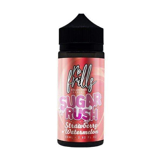 No Frills E-Liquid 100ml / Strawberry Watermelon No Frills Sugar Rush Collection 100ml E-Liquids