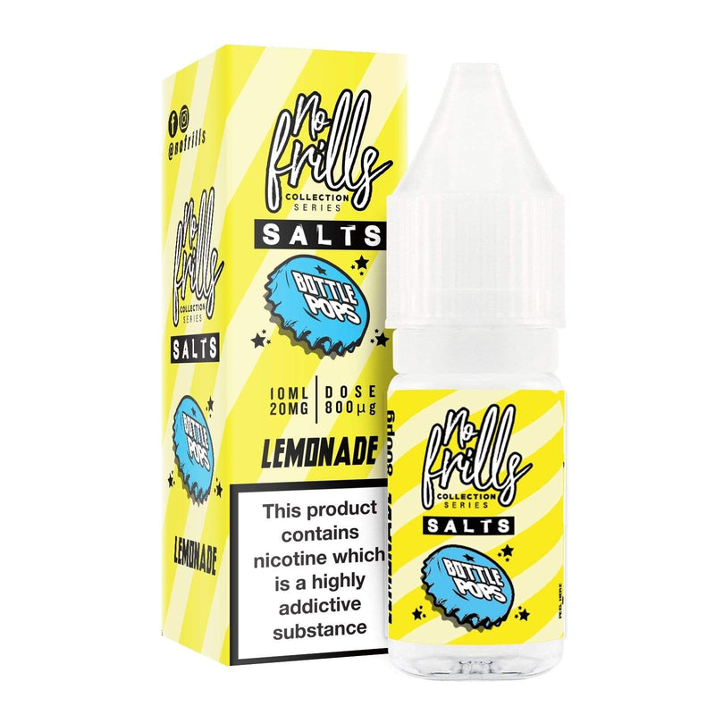 Load image into Gallery viewer, No Frills Nic Salt E-Liquids 10ml / Lemonade / 10mg No Frills Bottle Pops Collection Nic Salts
