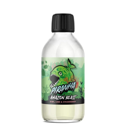 Piranha E-Liquids E-Liquid 240ml (INC 4 x FREE Nic Shots) / Amazon Beast Piranha 240ml E-Liquid