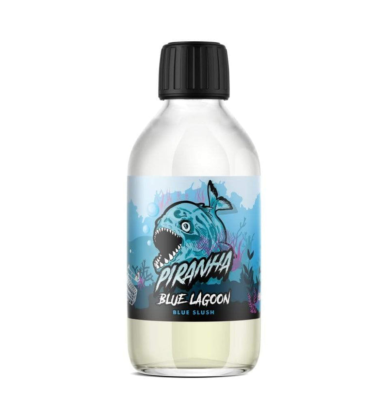 Load image into Gallery viewer, Piranha E-Liquids E-Liquid 240ml (INC 4 x FREE Nic Shots) / Blue Lagoon Piranha 240ml E-Liquid
