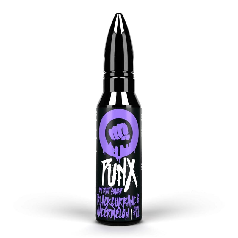 Load image into Gallery viewer, Riot Squad E-Liquid 60ml (With FREE Nic Shot) / Blackcurrant &amp; Watermelon Riot Squad Punx Shortfills
