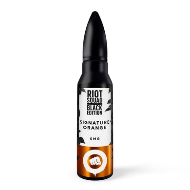 Riot Squad E-Liquid 60ml (WITH FREE NIC SHOT) / Signature Orange Riot Squad Black Edition Shortfill E-Liquids